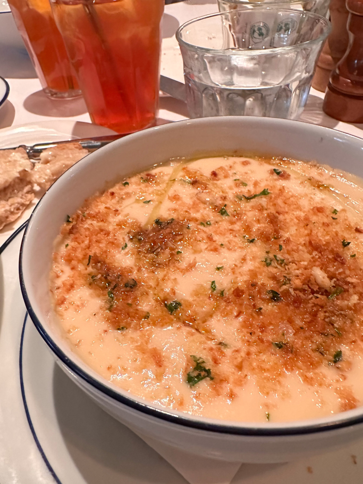 Cauliflower soup at The Village Bakery.