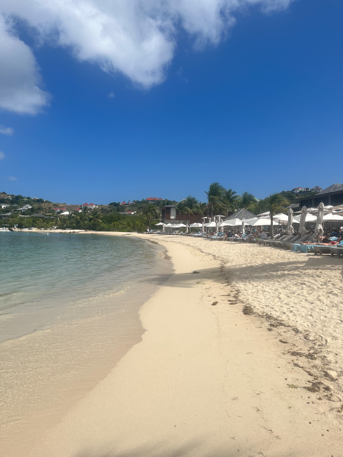 Beach at St. Barthelemy Hotel.