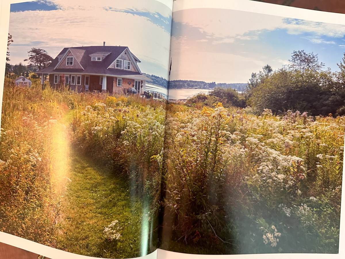 Country House Living open on coffee table.
