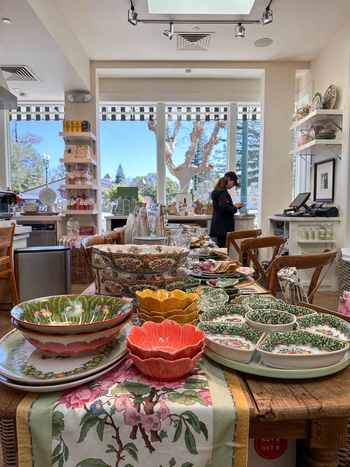 William Sonoma Easter display,