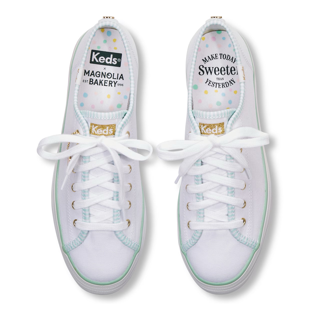 Keds x Magnolia Bakery Triple Up Piping Shoe.