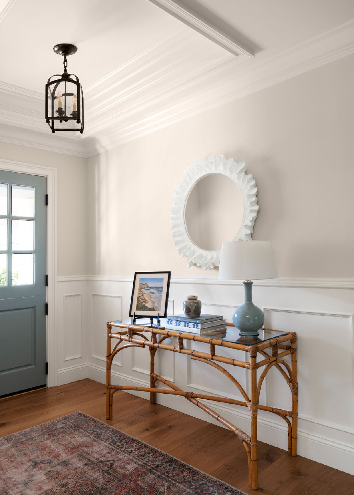 Small foyer console table.