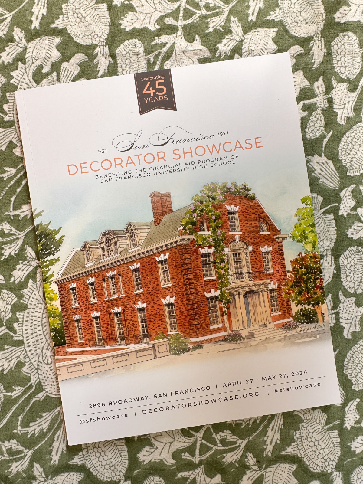 San Francisco Decorator Showcase handbook.