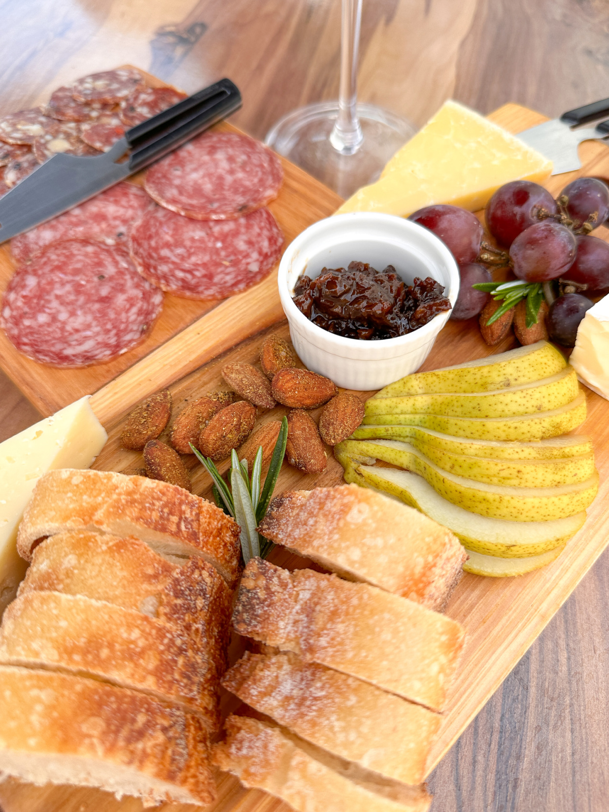 Charcuterie board at Wm Cofield Cheese shop at The Barlow.
