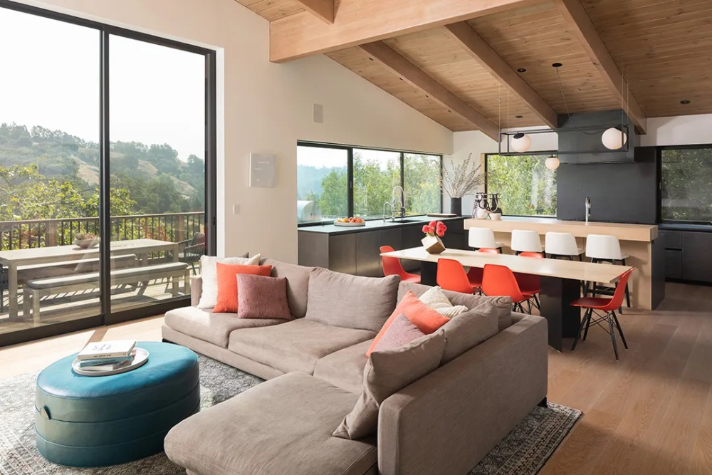 Interior of 119 Melody Drive, Orinda, CA.