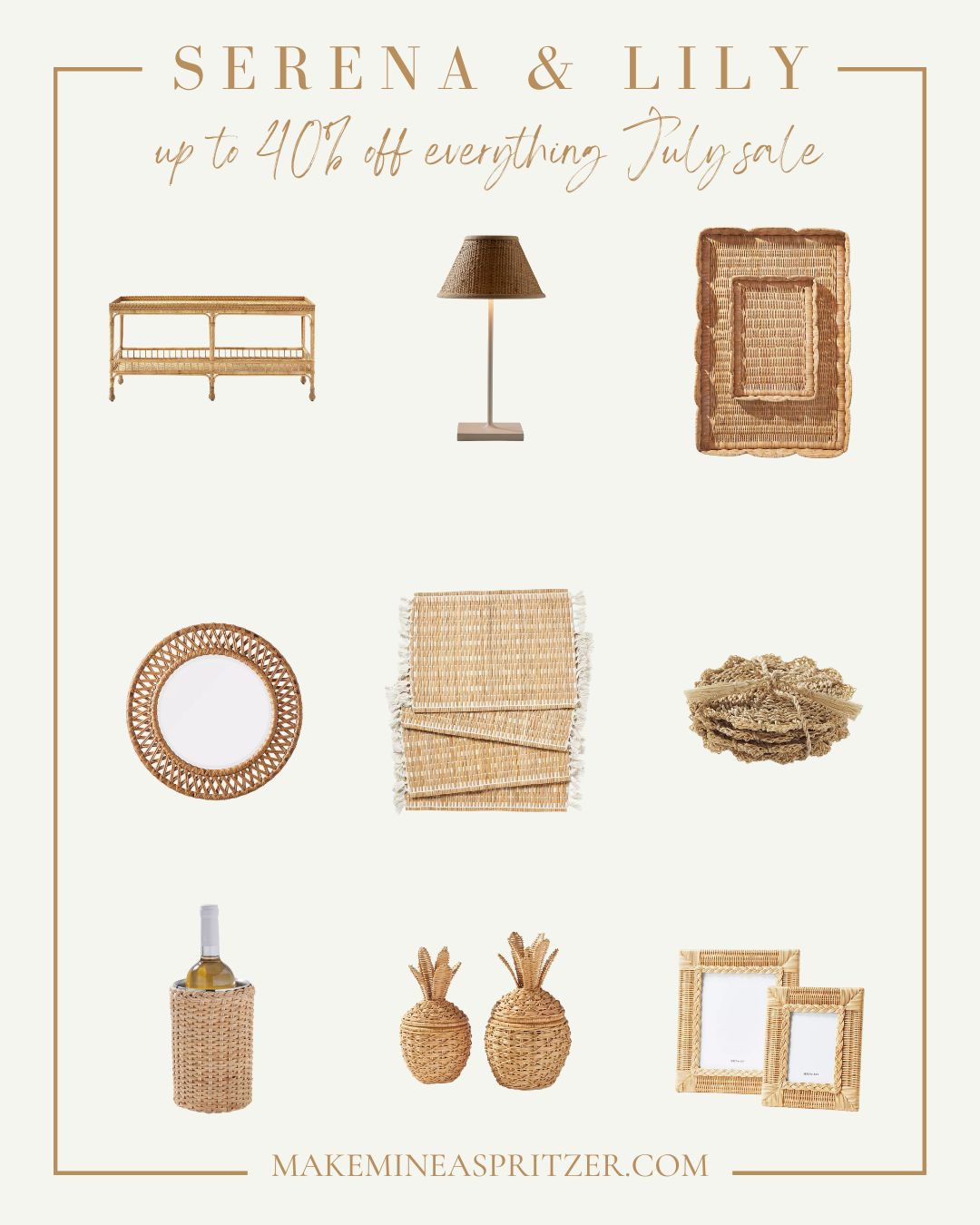 Serena & Lily Sale Collage.