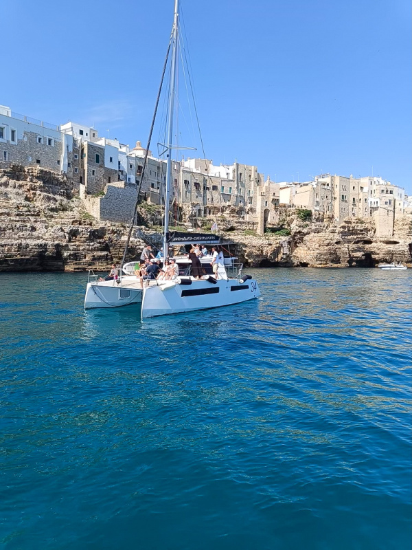 Catamaran on Adriatic.