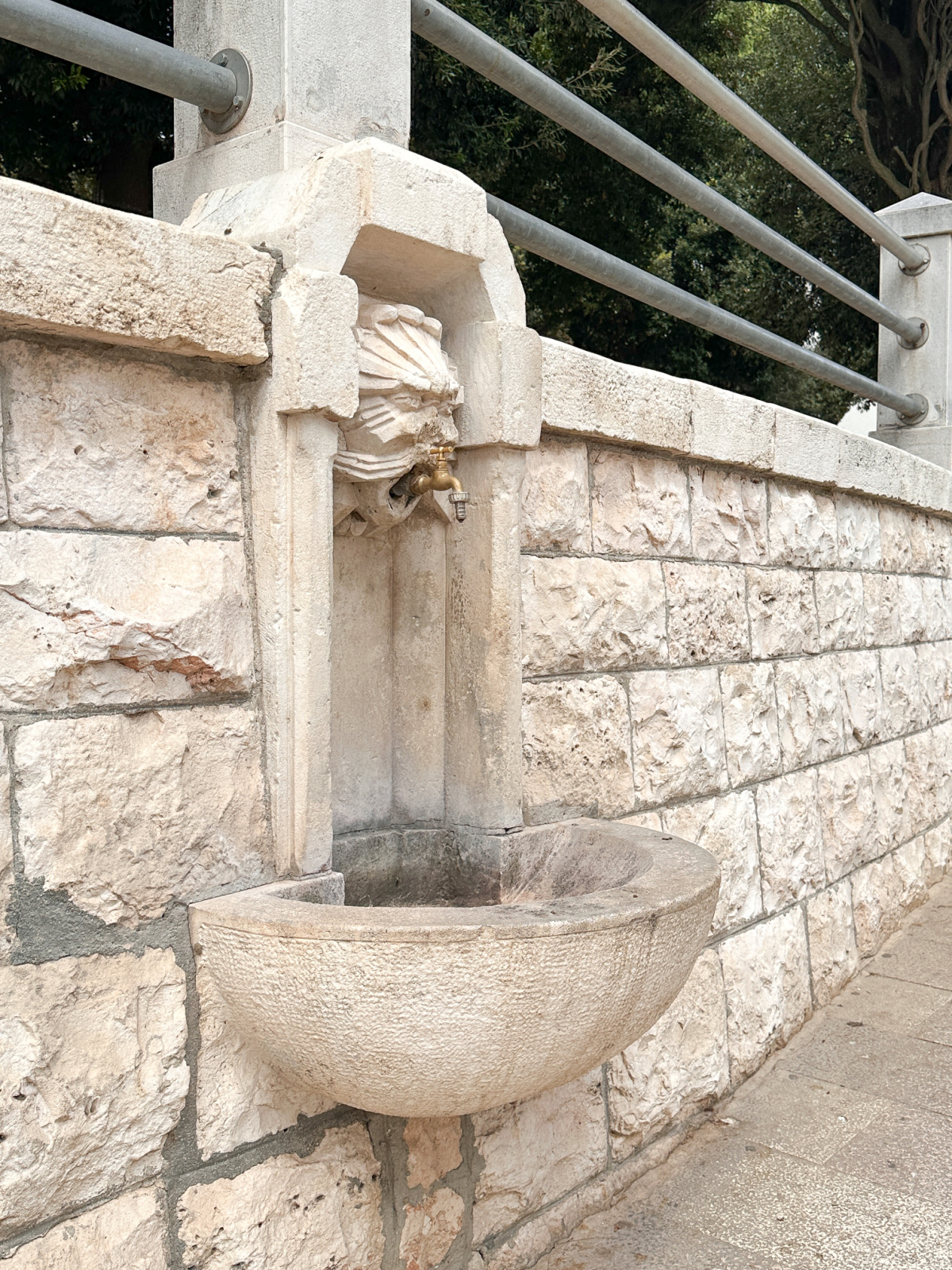 Fountain in Puglia region.