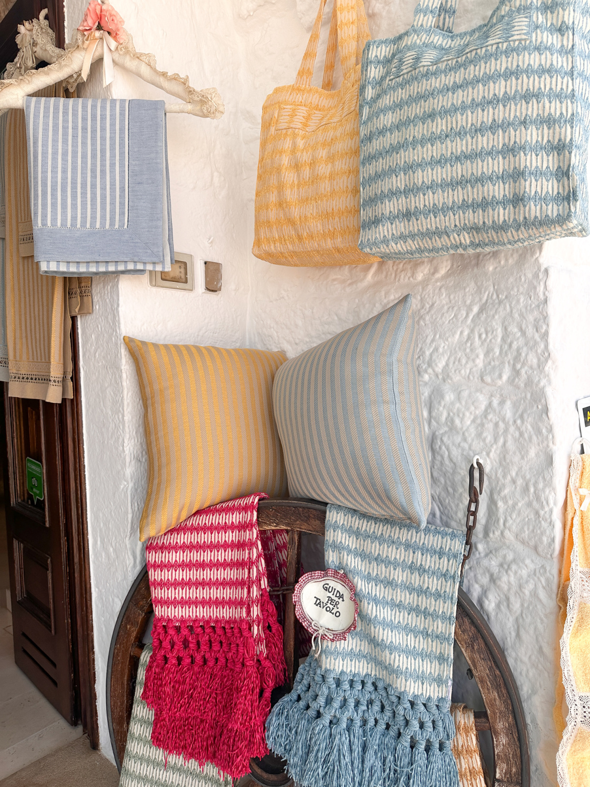 Storefront in Alberobello, Italy.