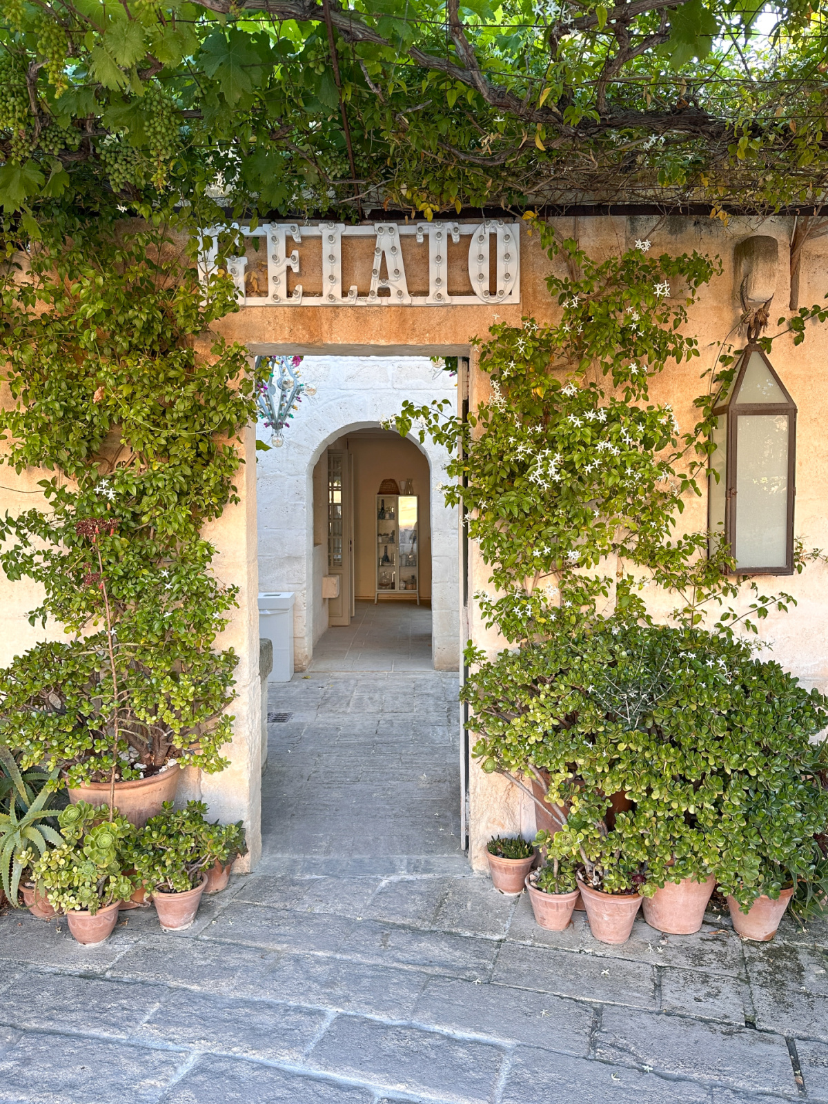 Gelarteria at Borgo Egnazia.