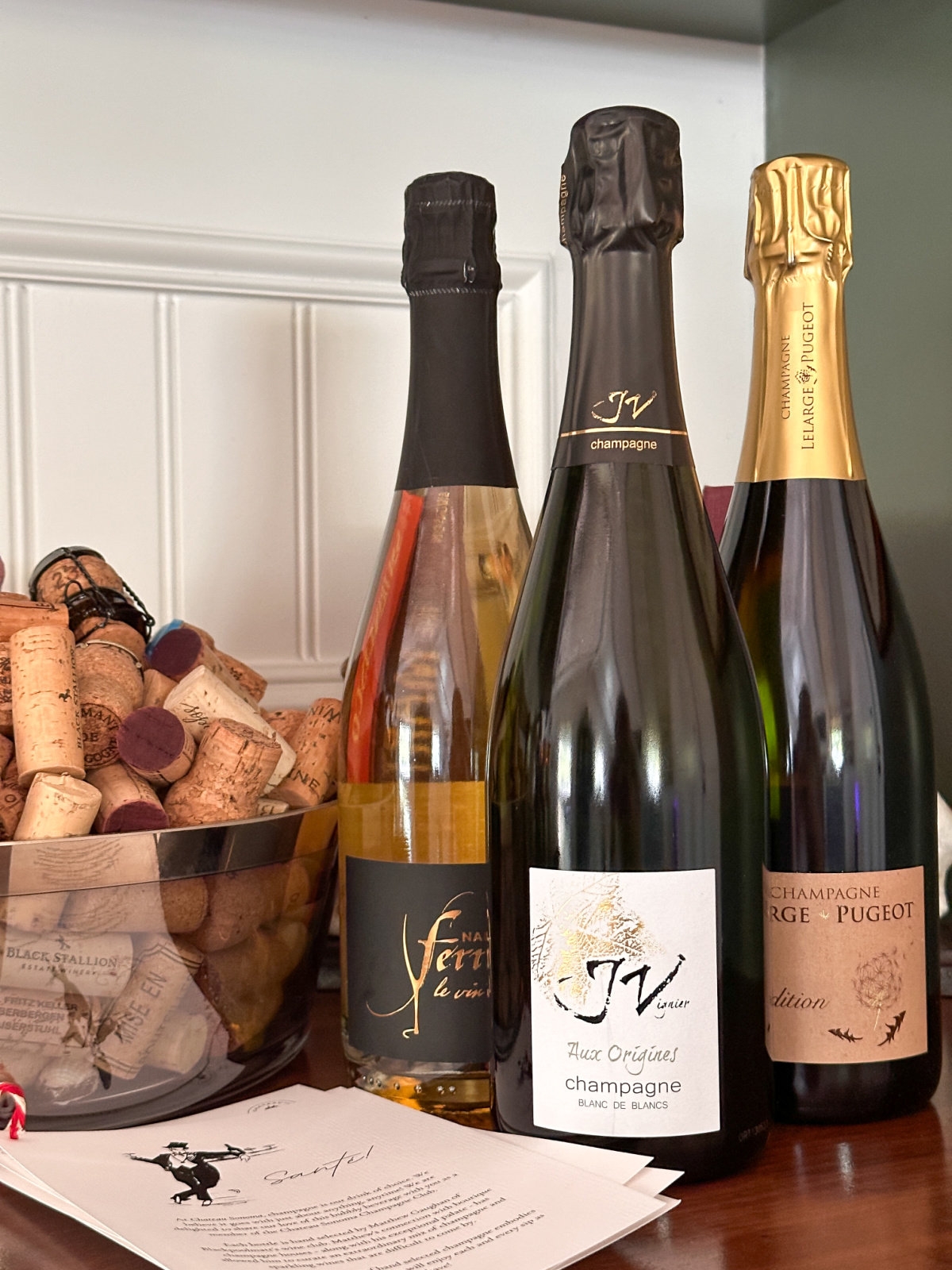 Chateau Sonoma French Bubble Club quarterly selections.