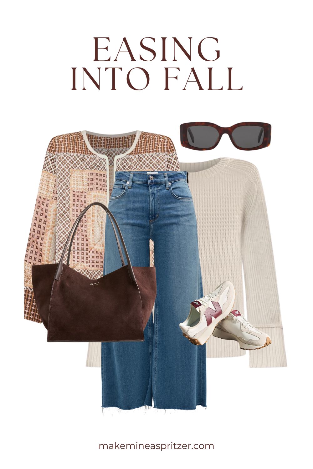 Fall outfit collage.