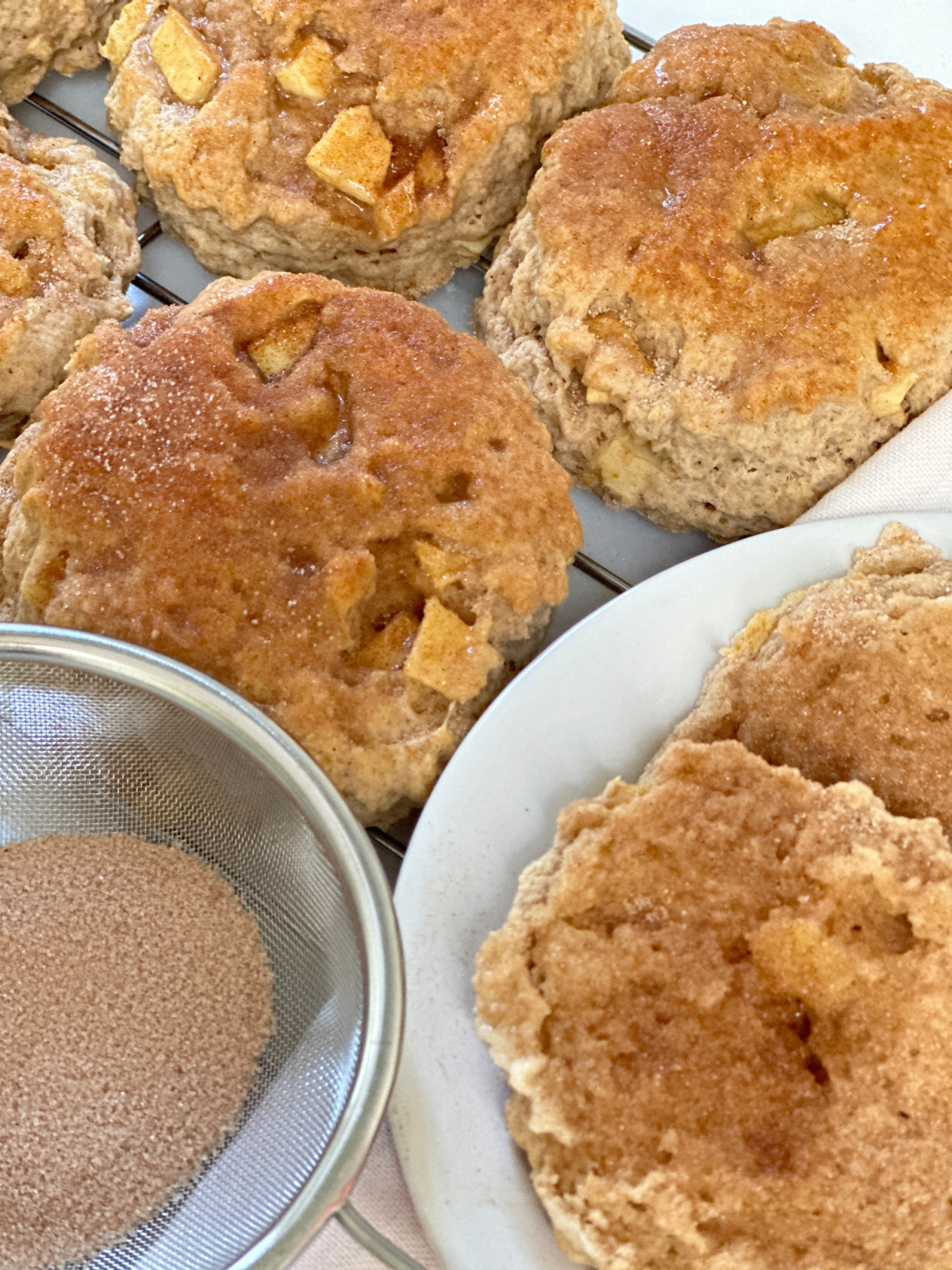 Apple Cinnamon Scones.
