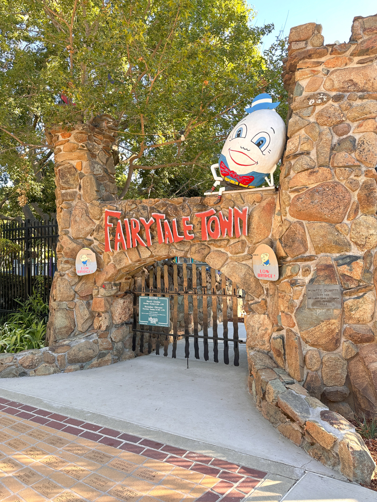 Fairytale Town Entrance.