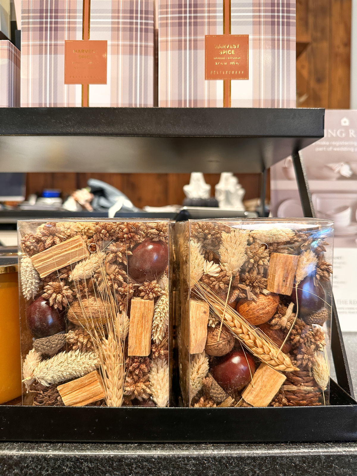 Fall vase filler at Pottery Barn.