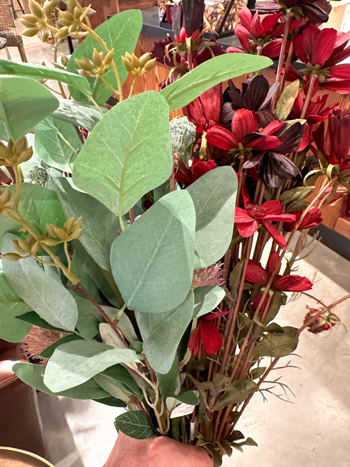 Faux fall stems at Pottery Barn.