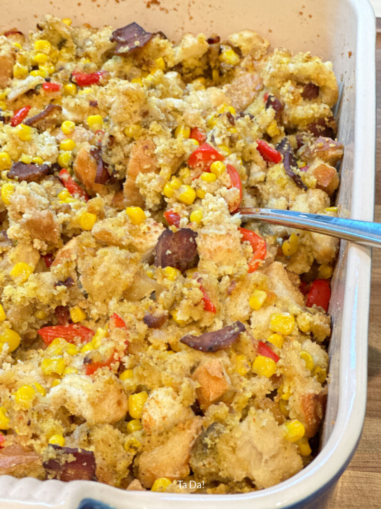 Sweet and Savory Cornbread Stuffing.