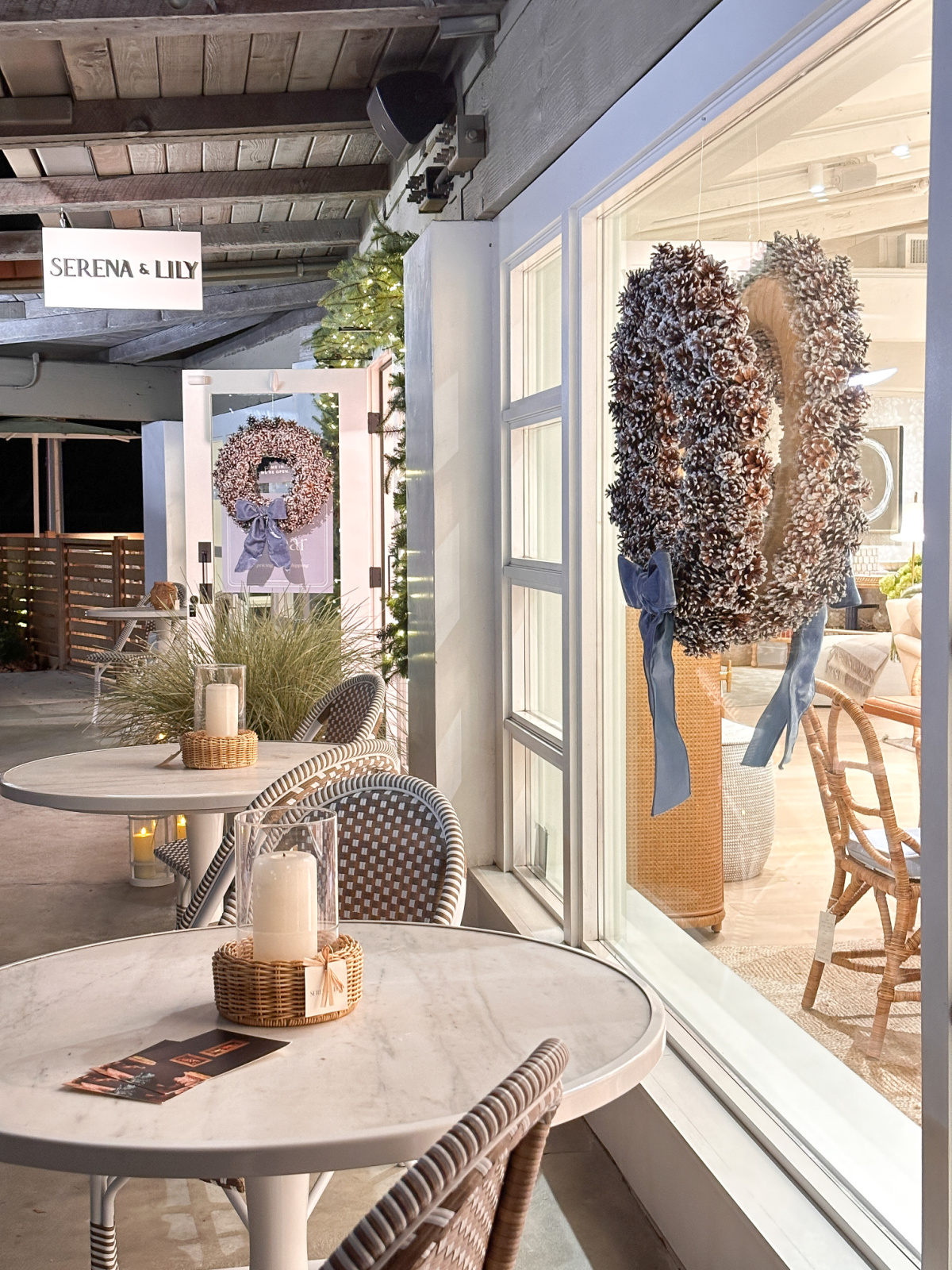 Serena & Lily Palo Alto Shop entrance.