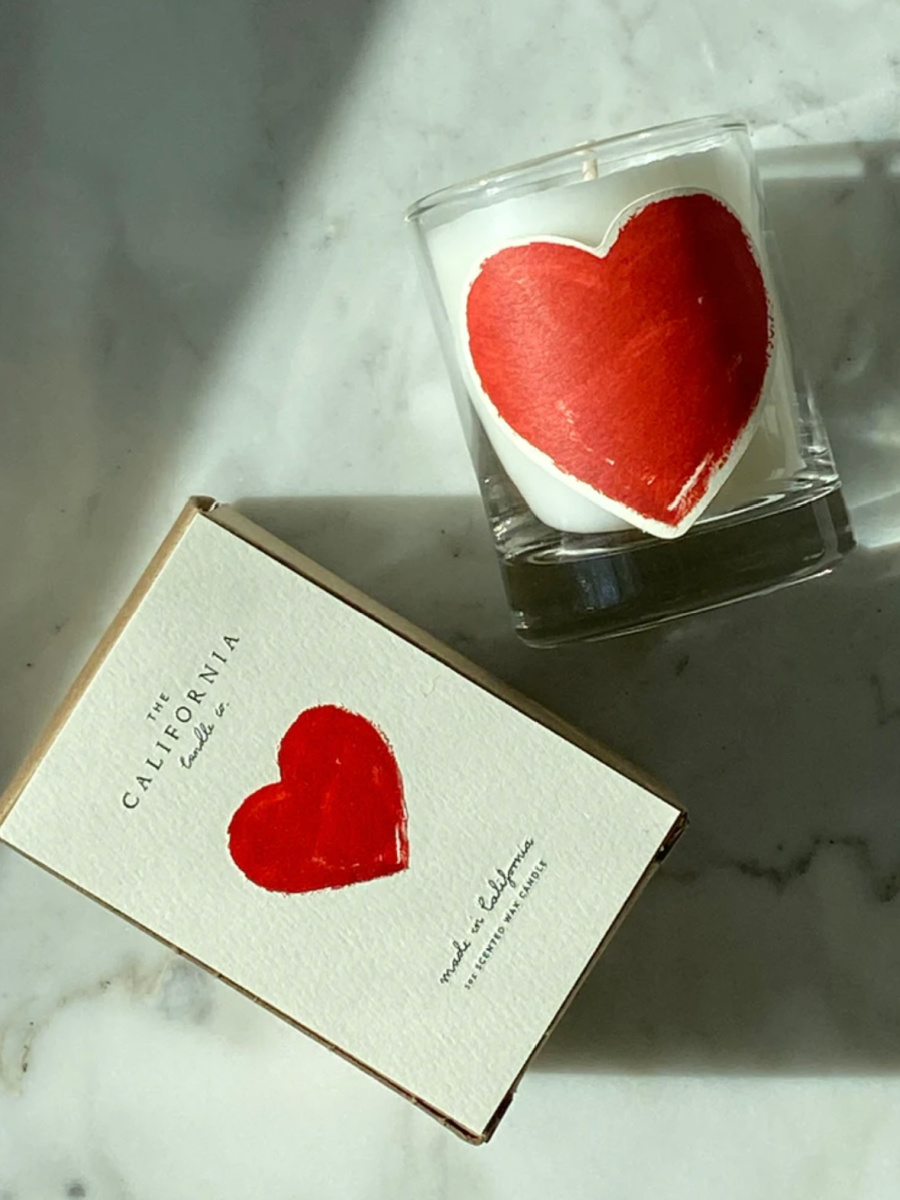 The California Candle Co. Los Angeles: With Love candle.