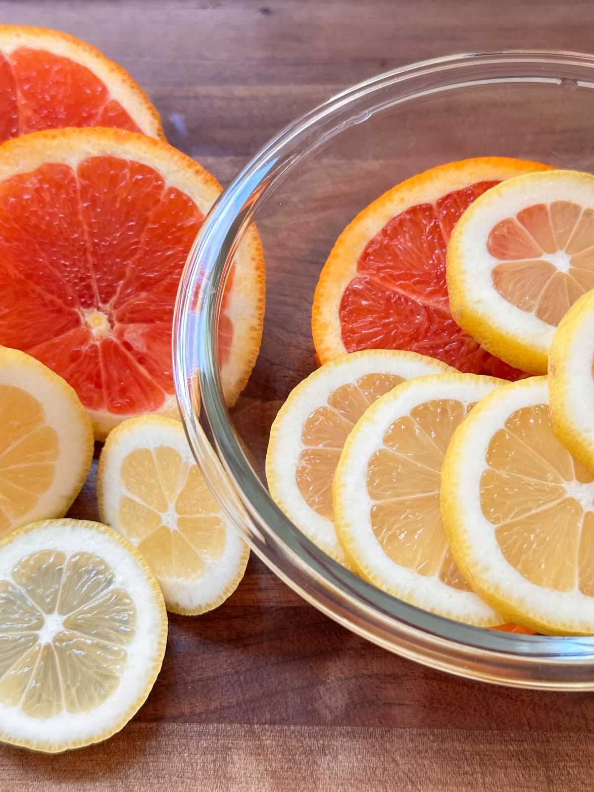 Citrus slices.