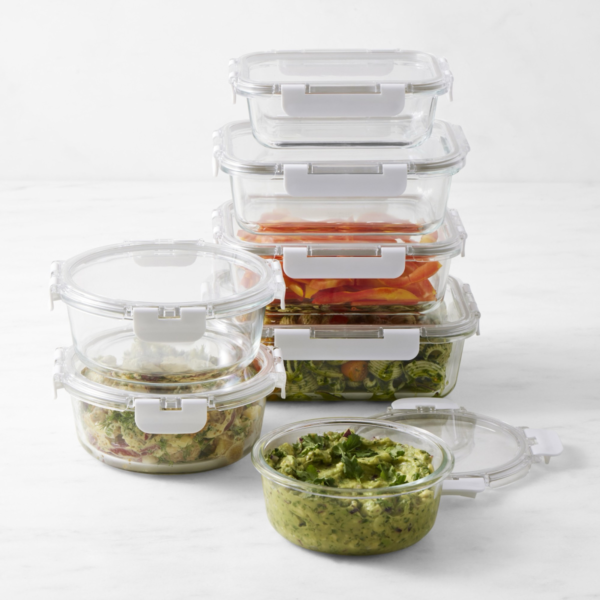 William Sonoma Glass Food Storage Containers.