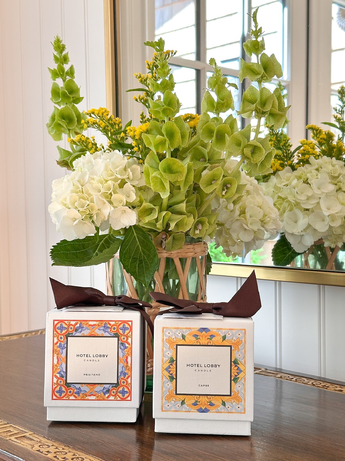 Hotel Lobby summer collection candles.