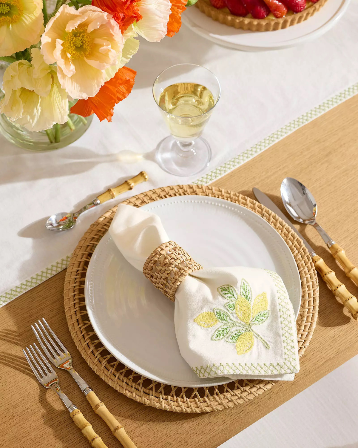 Serena & Lily bamboo flatware.