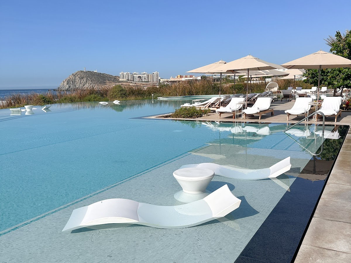 The pool at the Four Seasons Resort in Cabo San Lucas Cabo Del Sol.