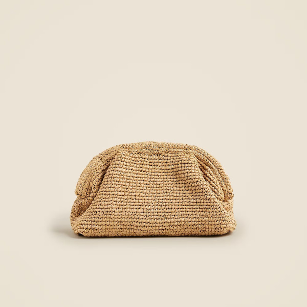 J.Crew Raffia Clutch.