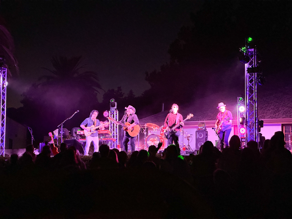 Petty Theft playing at Wente Vineyards.