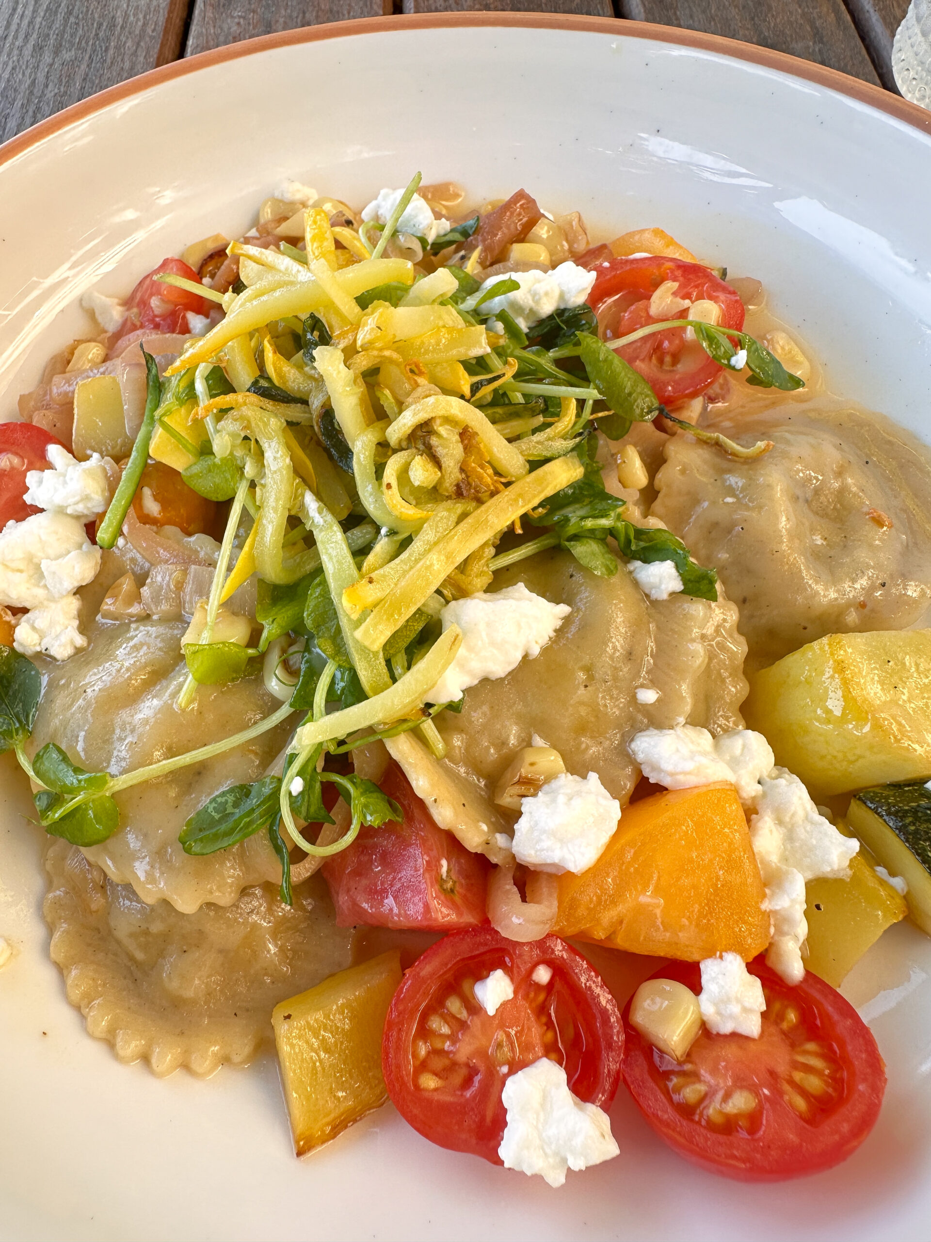 Summer Pasta at Harvest in Danville.