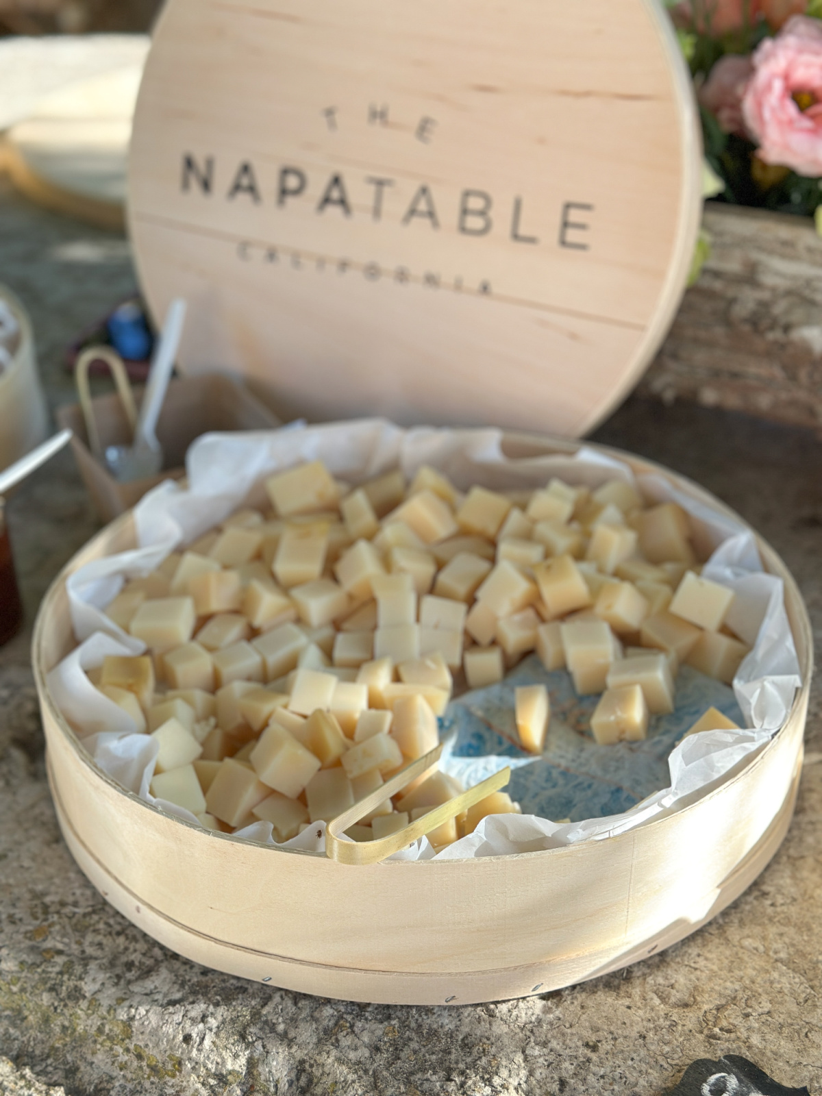 The Napa Table cheese box.