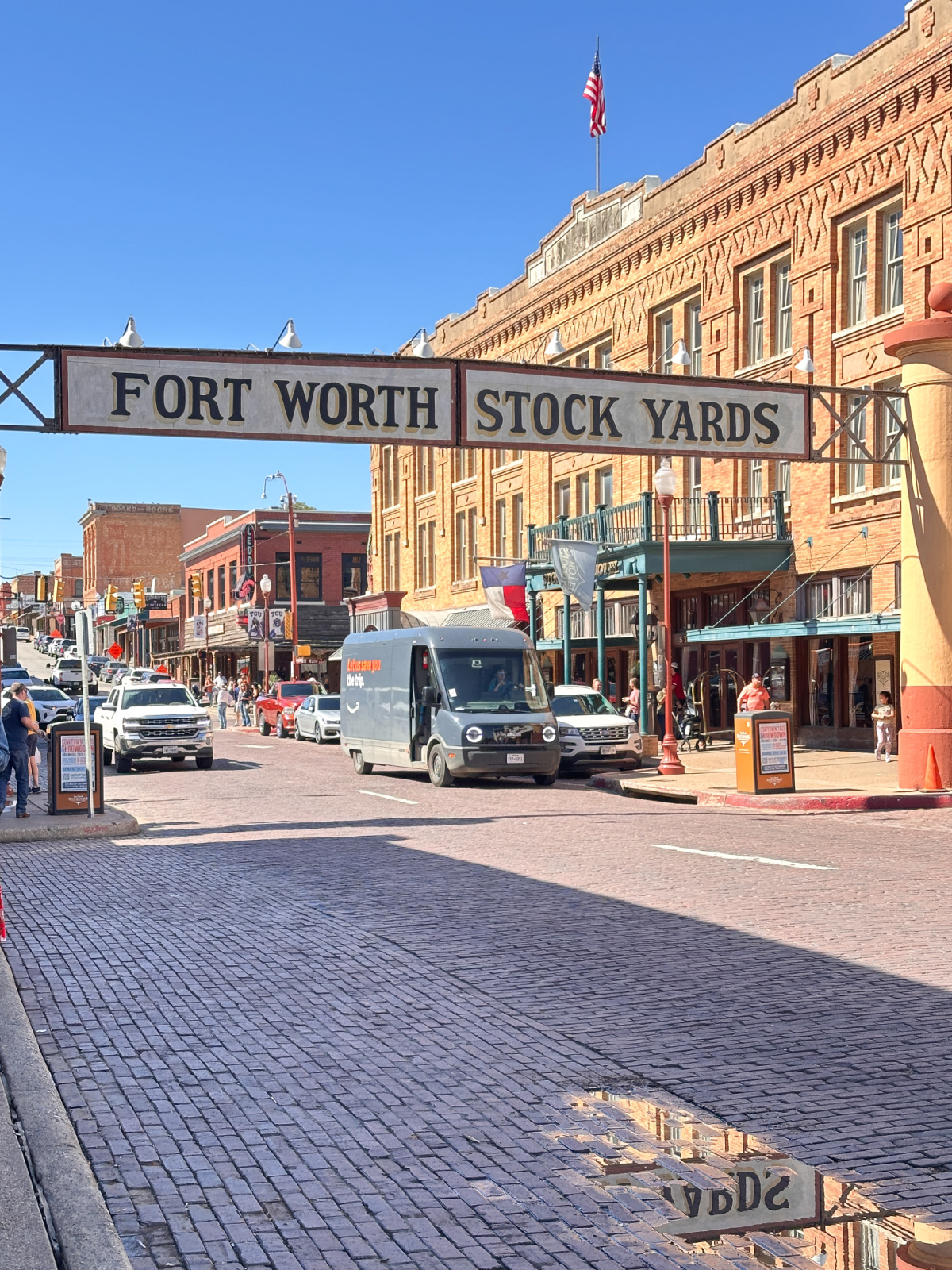 The Stockyards in Ft. Worth.