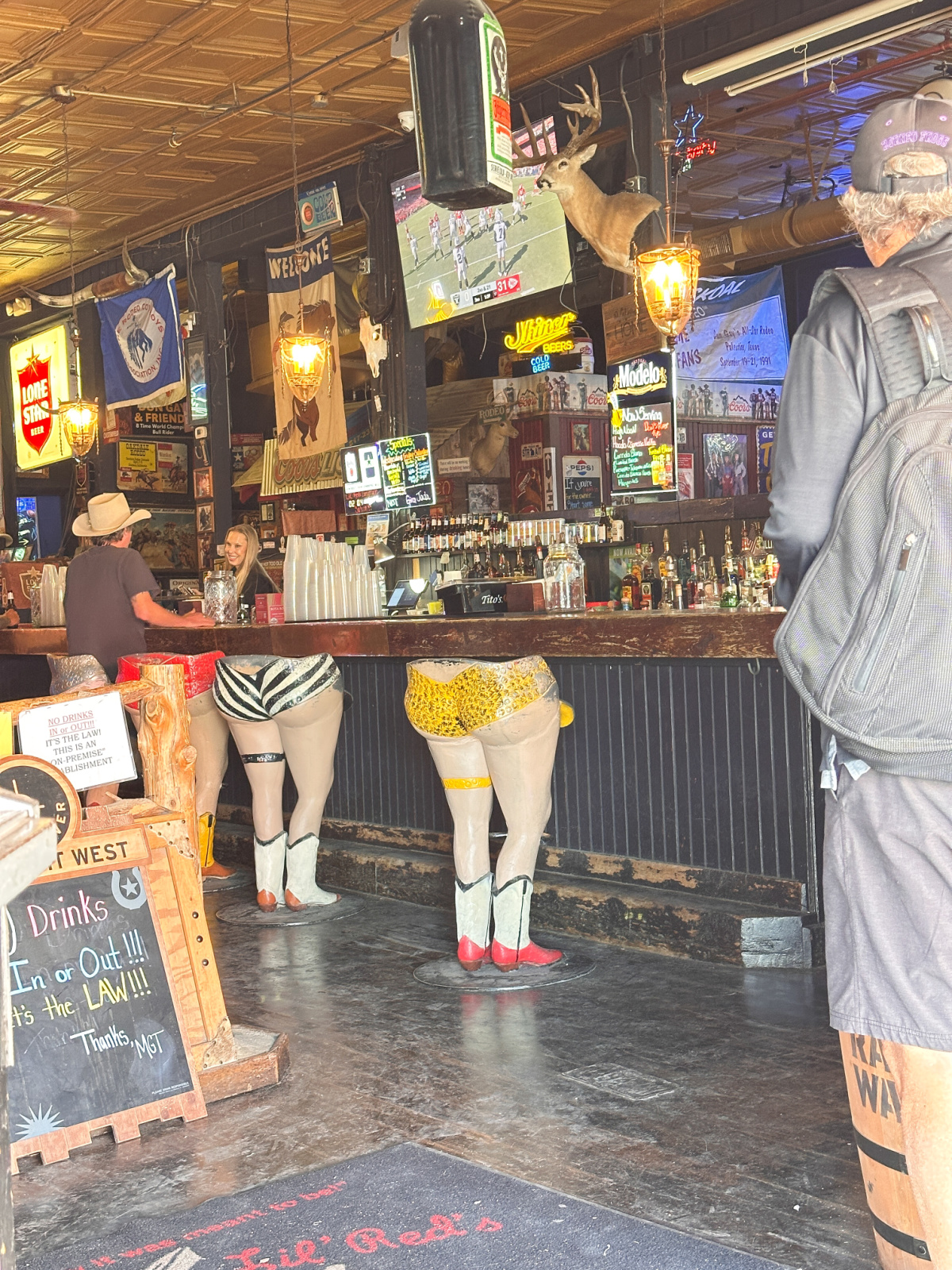 The Stockyards in Ft. Worth.