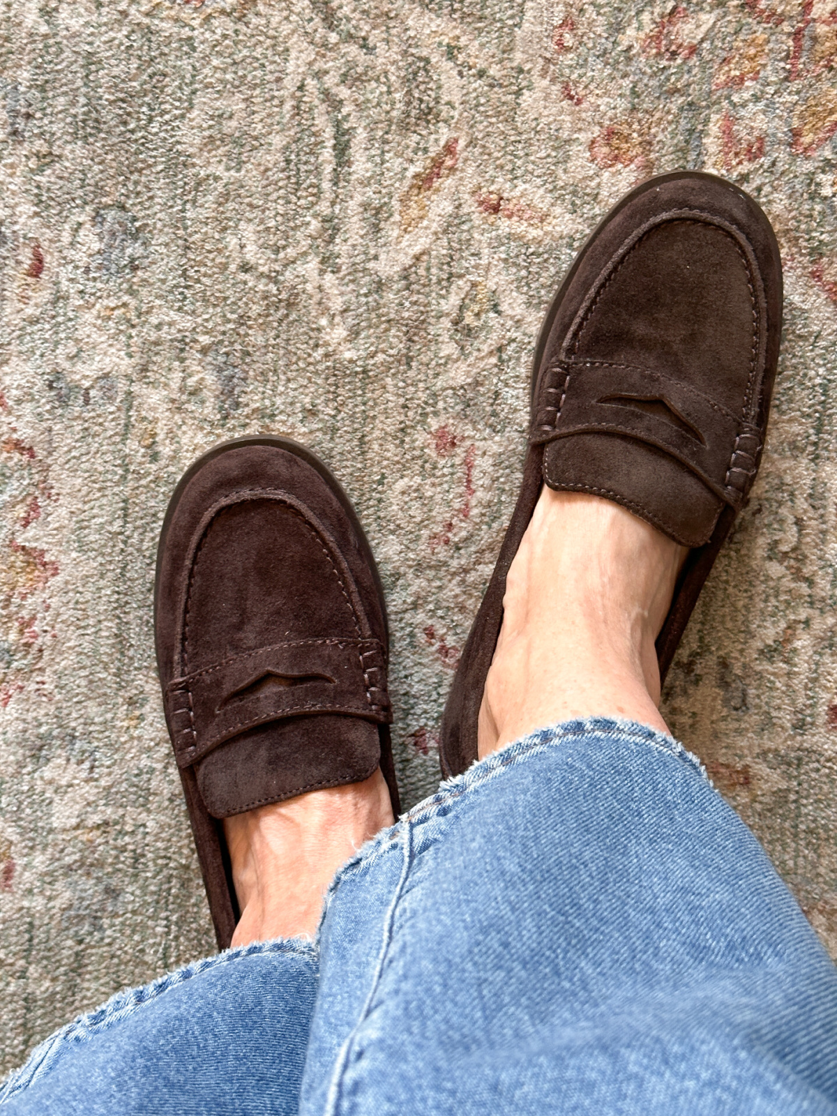 Madewell penny loafers.