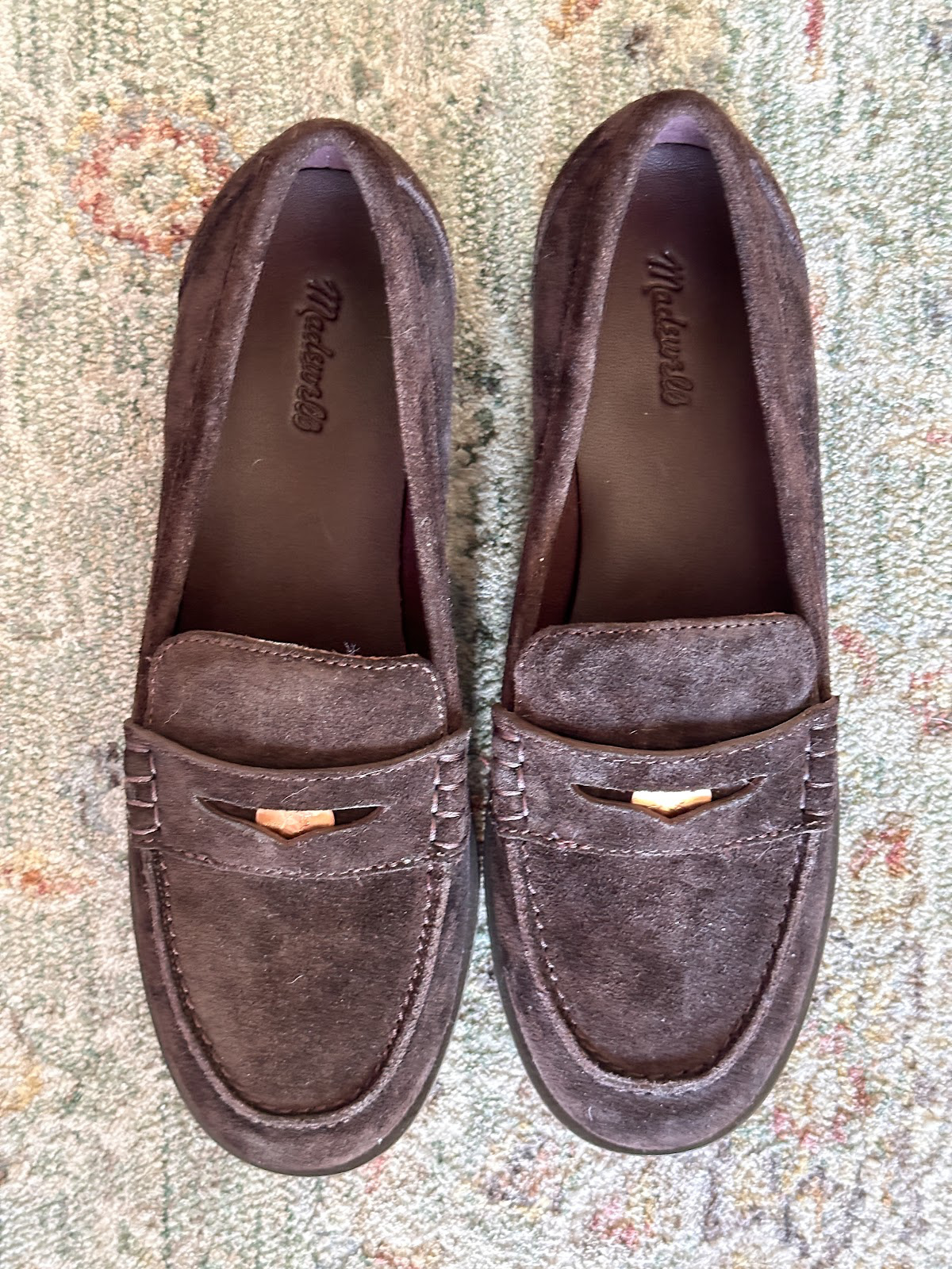 Madewell penny loafers.