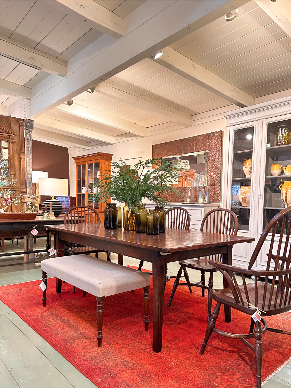 Sonoma Country Antiques Oak French Farmhouse Table.