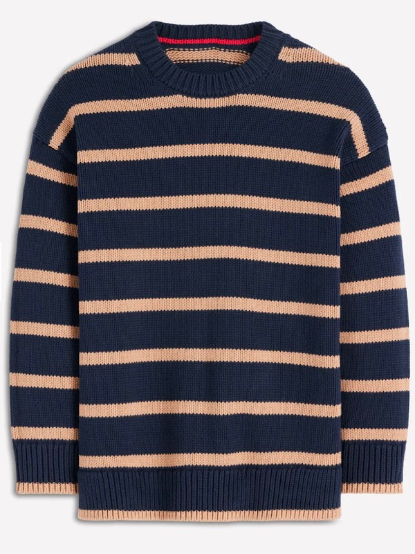 Boden Oversized Lucy Striped Sweater.