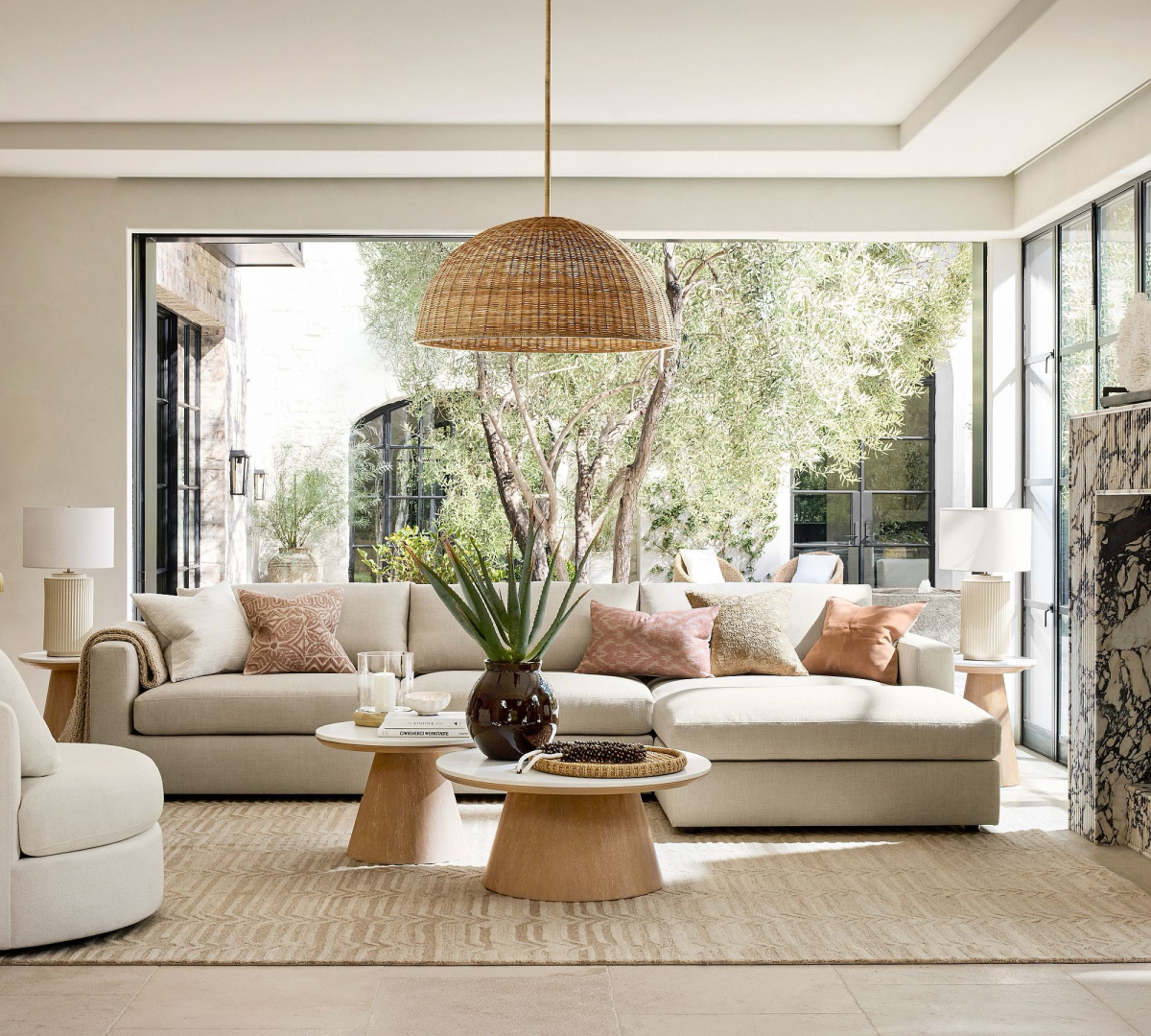 Pottery Barn Westwood Chaise Sectional.