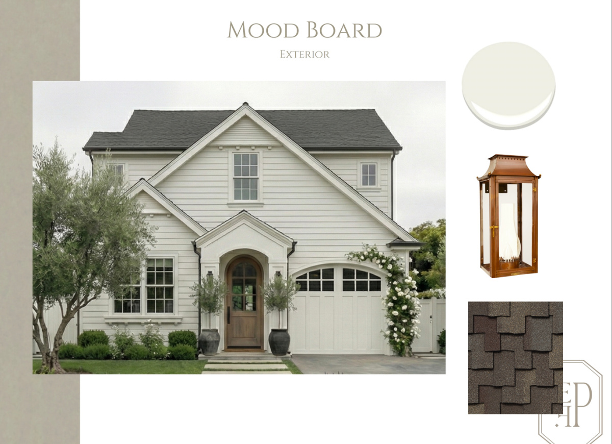 Eye for Pretty Mood Board Creekside Folly Project.